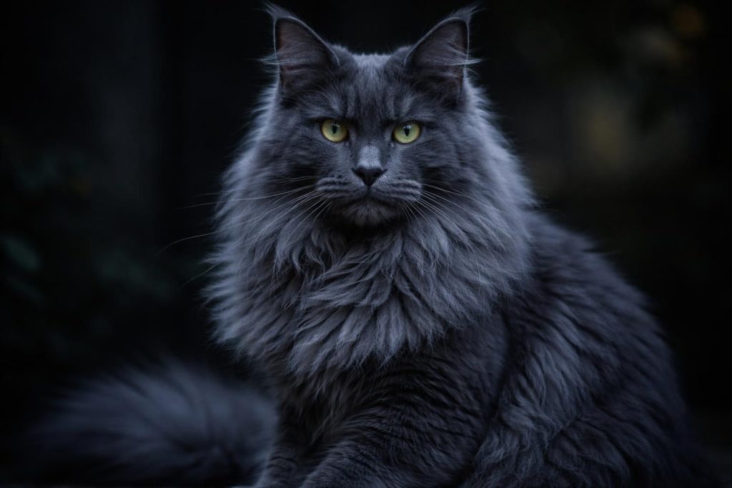 découvrez le charme mystérieux du chat maine coon blue smoke, une race élégante et fascinante avec un pelage unique et une personnalité attachante.