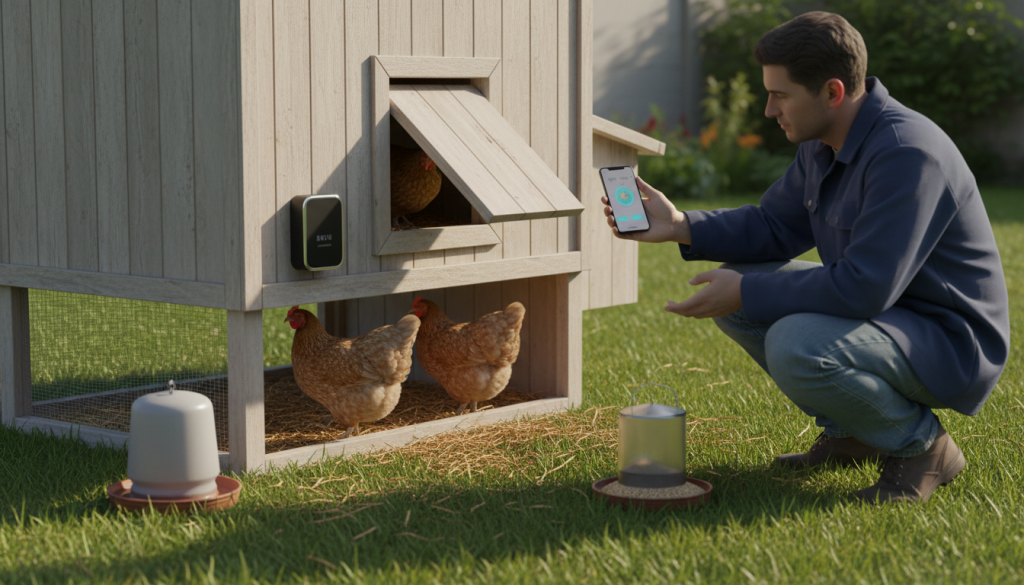 découvrez comment installer une porte automatique connectée pour votre poulailler grâce à notre guide pratique, pour une protection optimale et un confort amélioré de vos poules.