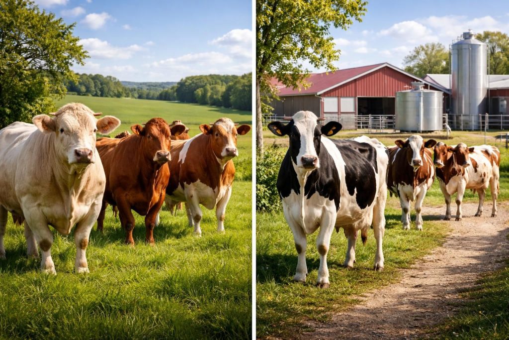 découvrez les secrets des races bovines et leurs spécialisations en viande et lait pour mieux comprendre leurs caractéristiques et usages.